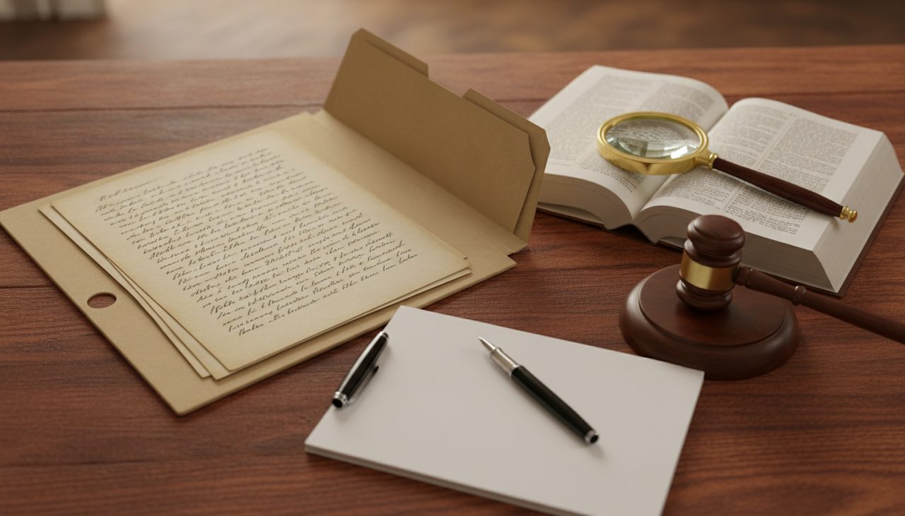 documentos jurídicos sobre mesa de escritório para pedido de progressão de regime