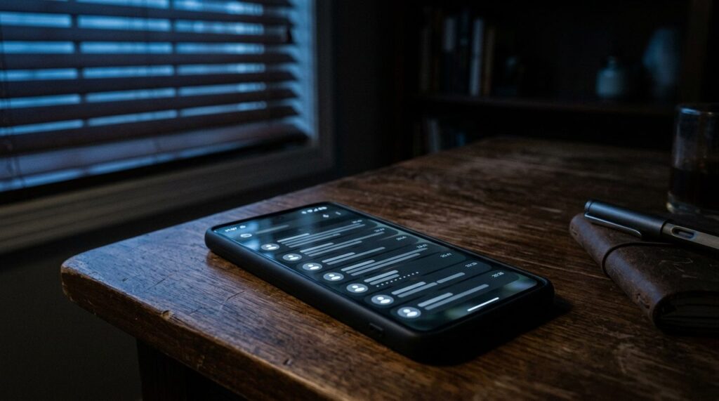 Smartphone com notificações excessivas de mensagens, ilustrando stalking crime no Brasil